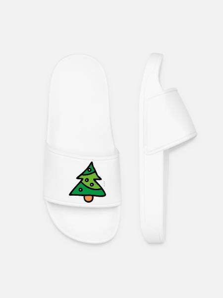 Arbre à bonbons minimaliste - Claquettes Femme - blanc