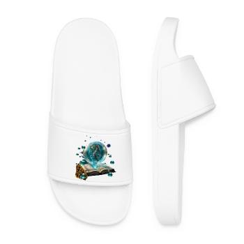 A cute seahorse - Women’s Pool Sliders - white - Front