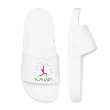 Fille de yoga - Claquettes Femme - blanc - Devant
