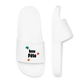 GRANNY. GRANDMA. MOTHER'S DAY. HAPPY BIRTHDAY MAMI - Women’s Pool Sliders - white - Front