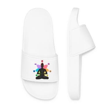 7 Chakras - Women’s Pool Sliders - white - Front