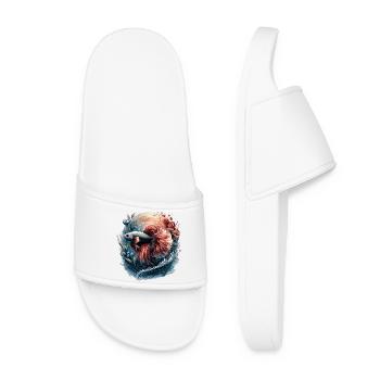 Betta Splendens, Aquarium de poissons Betta, Bettafan - Claquettes Femme - blanc - Devant