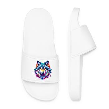 Loup - Claquettes Femme - blanc - Devant