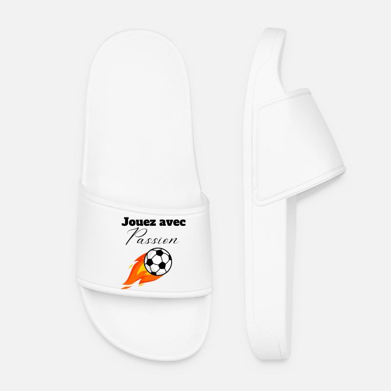 Play with passion - Women’s Pool Sliders - white
