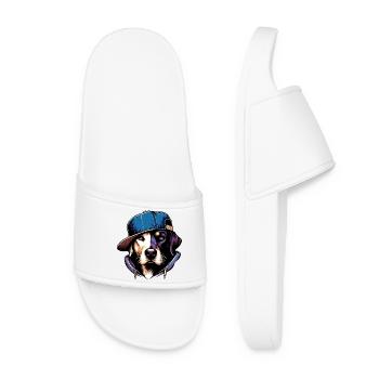 Dog - Women’s Pool Sliders - white - Front