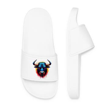 Bull - Women’s Pool Sliders - white - Front
