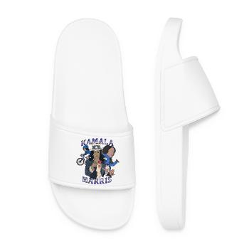 Kamala Harris Élection du style rap bootleg - Claquettes Femme - blanc - Devant