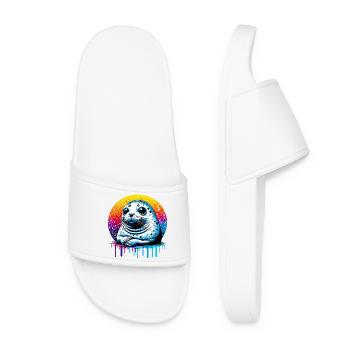 Seal - Women’s Pool Sliders - white - Front