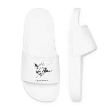 Lacrosse Player - Women’s Pool Sliders - white - Front
