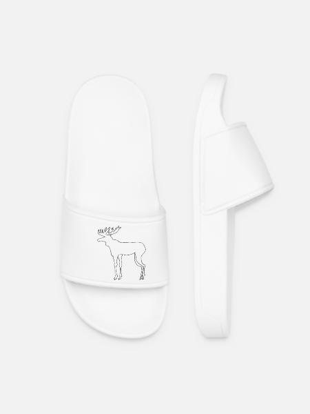 Elk - Women’s Pool Sliders - white