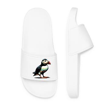 Puffin - Women’s Pool Sliders - white - Front