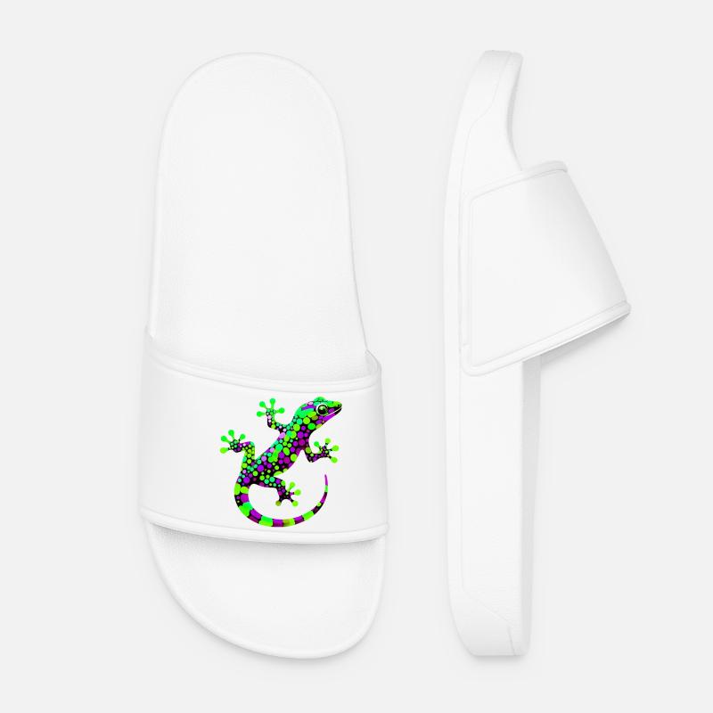 Gecko - Frauen Badelatschen - Weiß