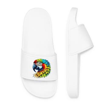 Perroquet - Claquettes Femme - blanc - Devant