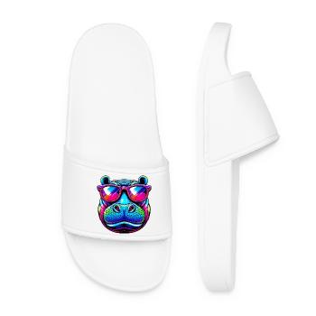 Hippopotamus - Women’s Pool Sliders - white - Front
