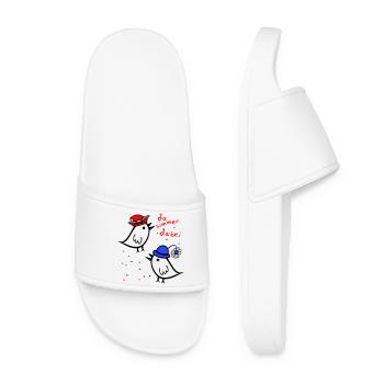 there is always a carnival - Women’s Pool Sliders - white - Front