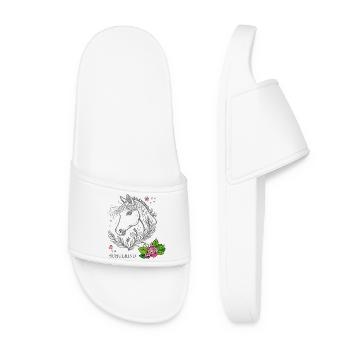 Schoolchild - Women’s Pool Sliders - white - Front
