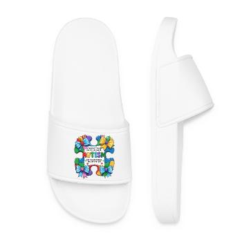 Parents autistes - Claquettes Femme - blanc - Devant
