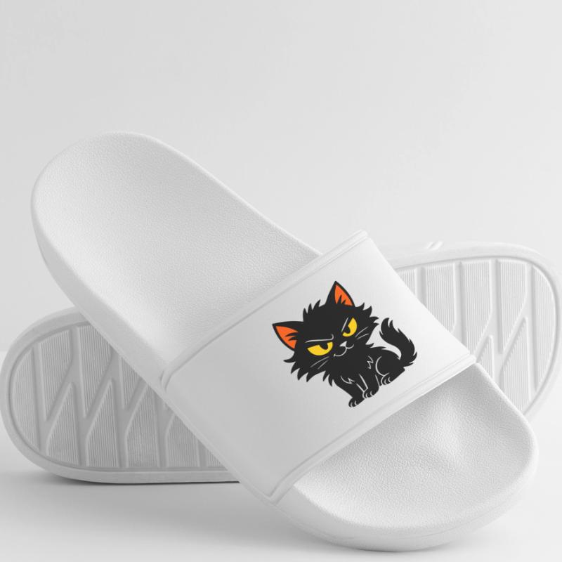 Chaton doux Claquettes Femme