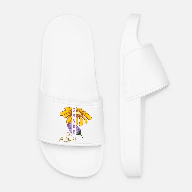 Thanks for everything - Women’s Pool Sliders - white