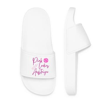 Rose Dames Astérisque Design - Claquettes Femme - blanc - Devant