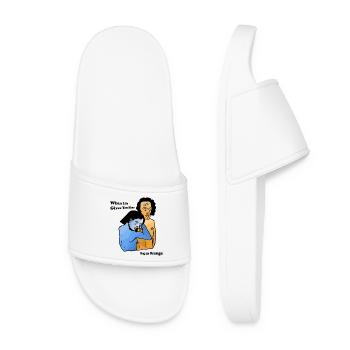 50 Shades of Awkward - Women’s Pool Sliders - white - Front