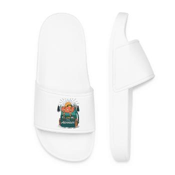 Suivez-moi Aventure en Sac à Dos - Claquettes Femme - blanc - Devant