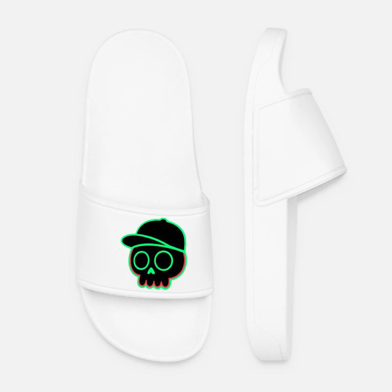 Casquette Néon - Claquettes Femme - blanc