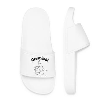 Great Job Thumbs Up - Women’s Pool Sliders - white - Front