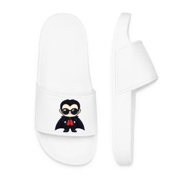 Vampire Halloween - Claquettes Femme - blanc - Devant