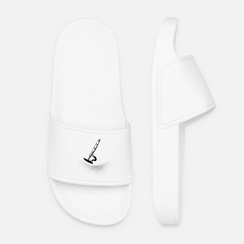 Windsurfers on points wave - Women’s Pool Sliders - white