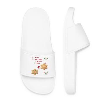 Christmas cookies - Women’s Pool Sliders - white - Front