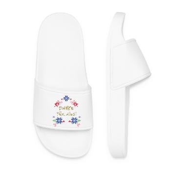 Merci pour tout - Claquettes Femme - blanc - Devant