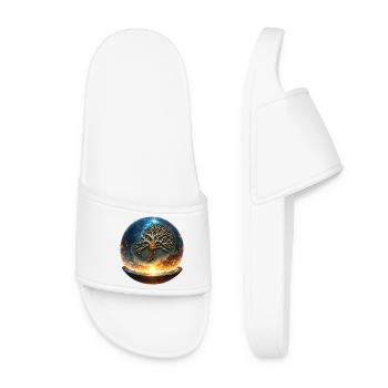 Arbre de vie dans Balloon - Claquettes Femme - blanc - Devant