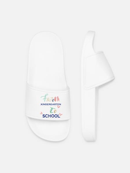 Kindergarten  - Frauen Badelatschen - Weiß