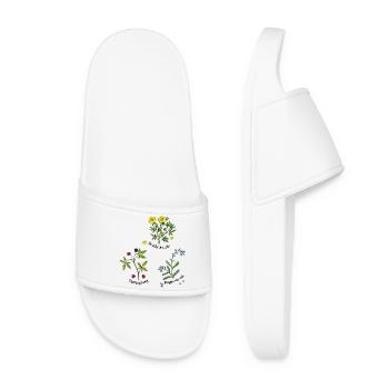 Herbes naturelles - Claquettes Femme - blanc - Devant