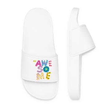 Sois génial - Claquettes Femme - blanc - Devant
