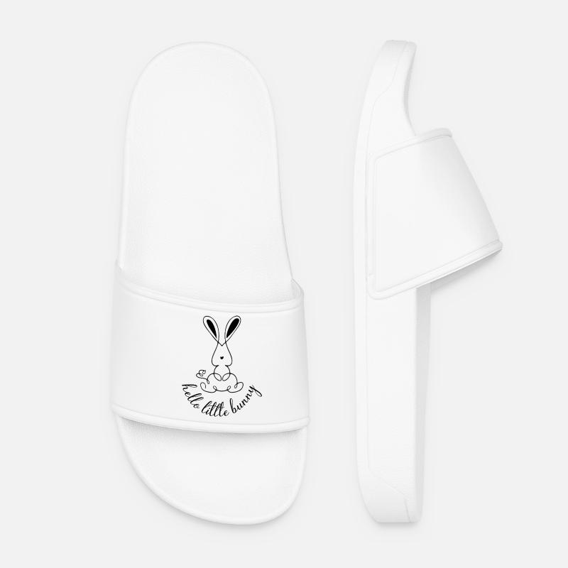Little Bunny Black - Frauen Badelatschen - Weiß