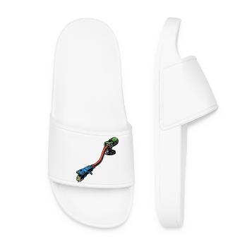 My heart beats in 33 time - Women’s Pool Sliders - white - Front