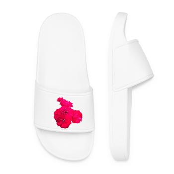 Roses - Claquettes Femme - blanc - Devant