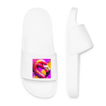 flamingo - Women’s Pool Sliders - white - Front