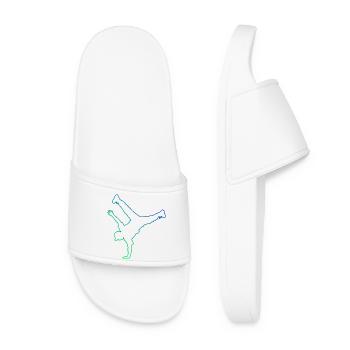 Gift idea for a breakdancer with street dance - Women’s Pool Sliders - white - Front