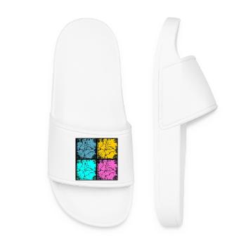 Popart urban style - Women’s Pool Sliders - white - Front