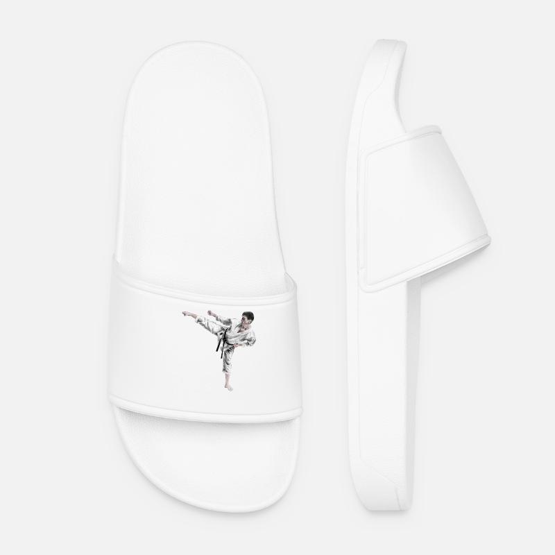 karate - Women’s Pool Sliders - white