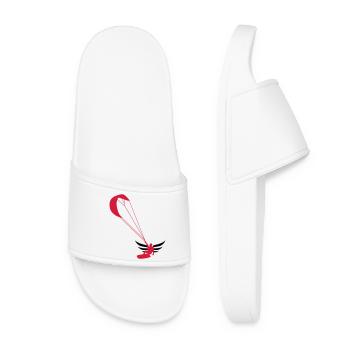 Kiteboarding Kitesurfing Kitesurf Kitesurfer Kiter - Women’s Pool Sliders - white - Front