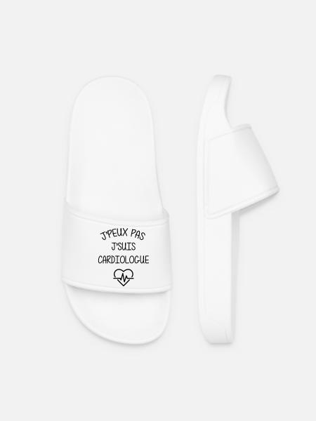 docteur / médecin / cardiologie / cardiologue - Claquettes Femme - blanc