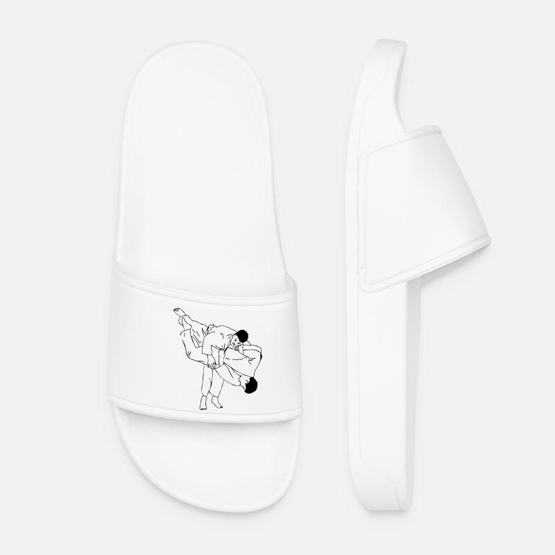 Men's Judo Throw - Women’s Pool Sliders - white