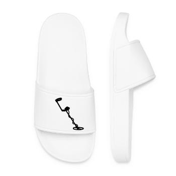 Metal detector - Women’s Pool Sliders - white - Front
