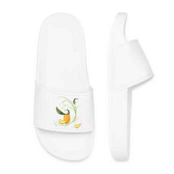 Mango, fruit - Women’s Pool Sliders - white - Front