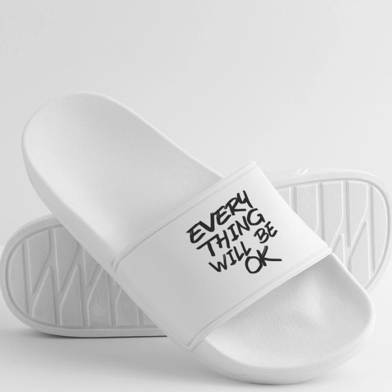 Alles wird gut! Alles wird gut! # Frauen Badelatschen