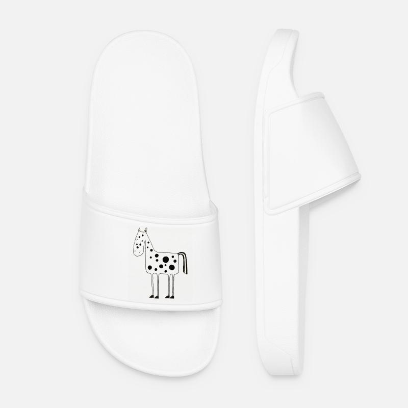 Pony - Frauen Badelatschen - Weiß